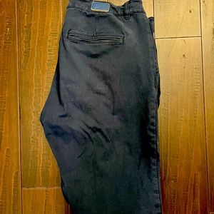 Mugsy Navy Stretch Chinos 36x34